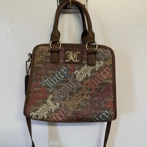 Juicy Couture Multicolor Logo Briefcase
